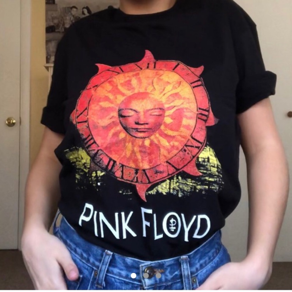 Black Pink Floyd Band Tee